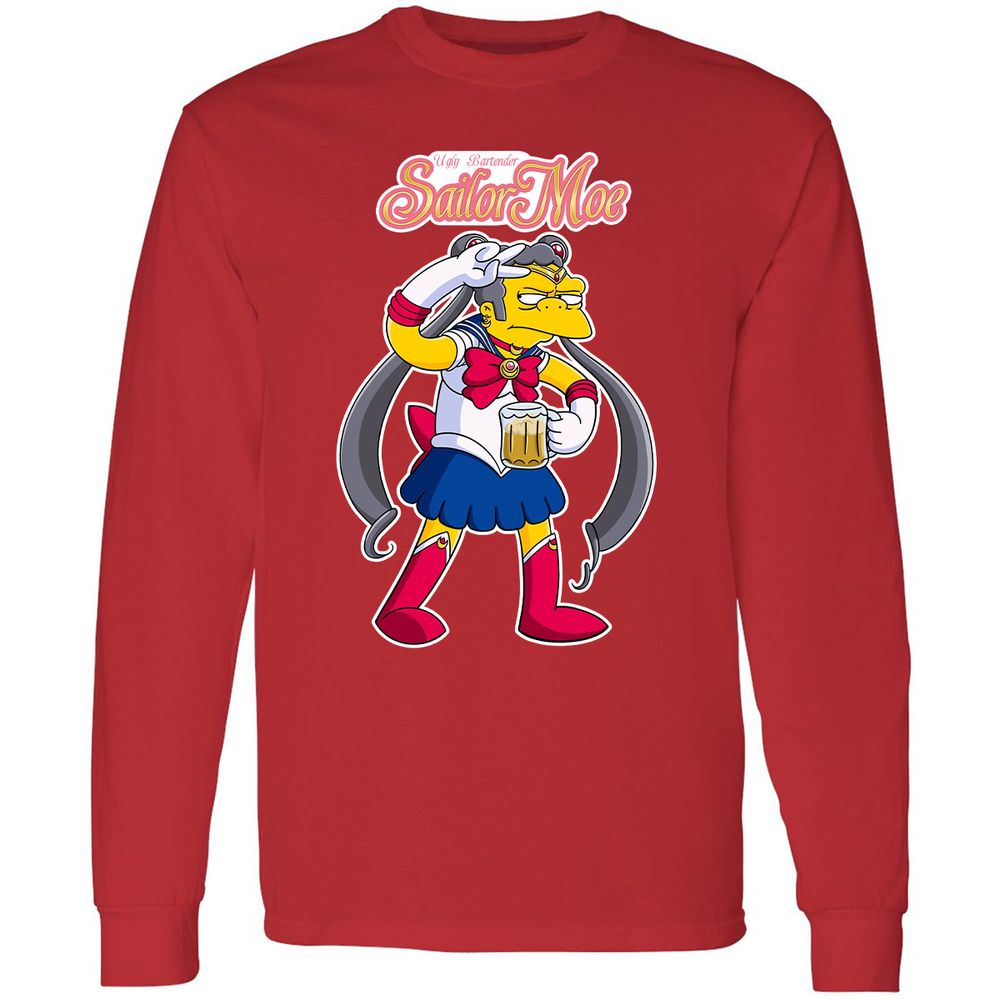 Long Sleeve T-Shirt - FBWEVWQ5 - Red - 14