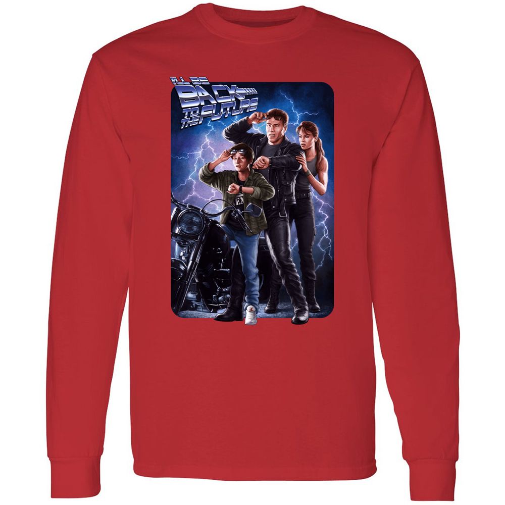 Long Sleeve T-Shirt - KTAAVCM4 - Red - 14