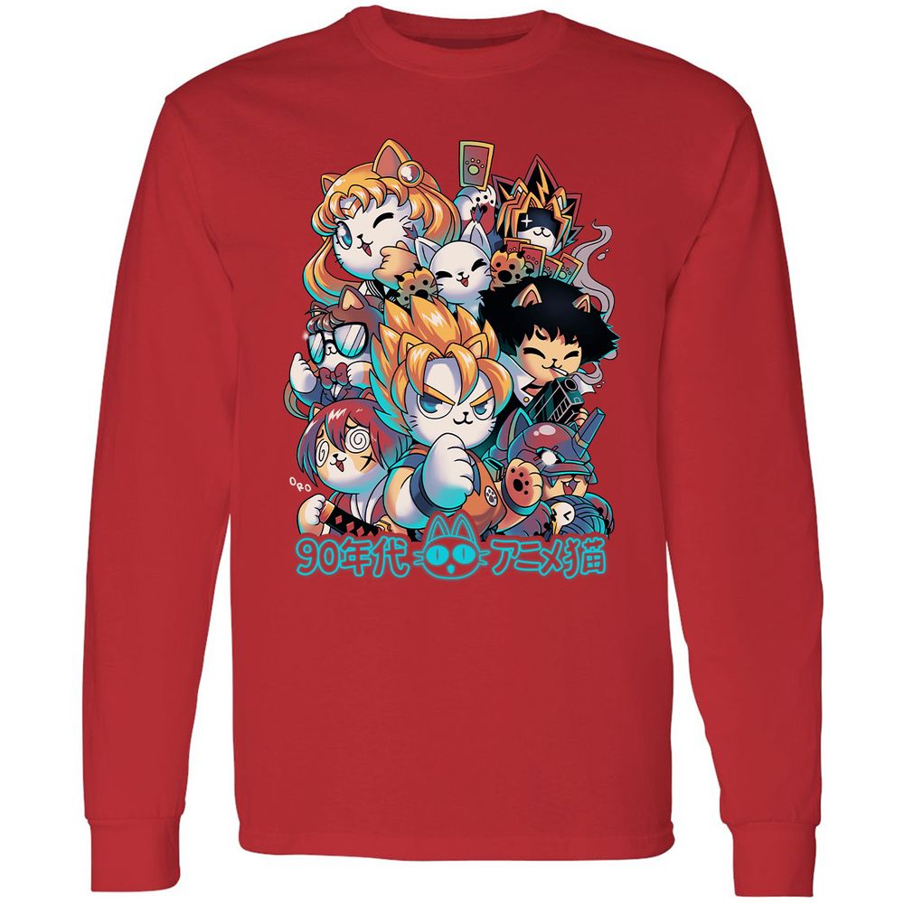 Long Sleeve T-Shirt - AYKZNYGT - Red - 14