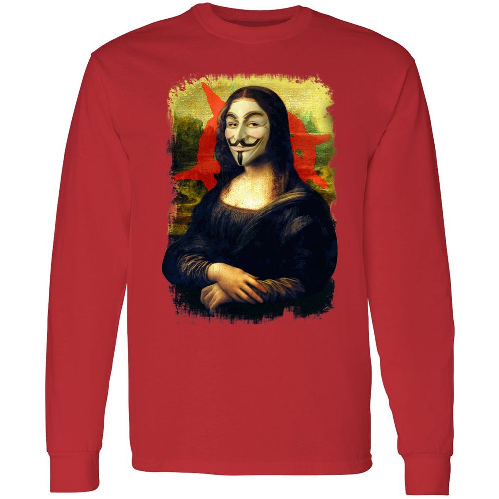 Long Sleeve T-Shirt - FJL8W9LQ - Red - 14