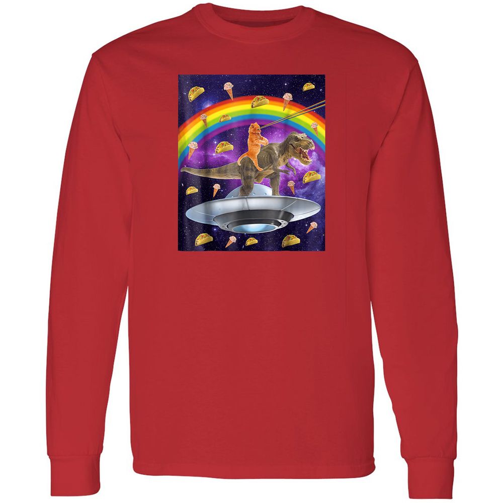 Long Sleeve T-Shirt - GVBWT27C - Red - 14