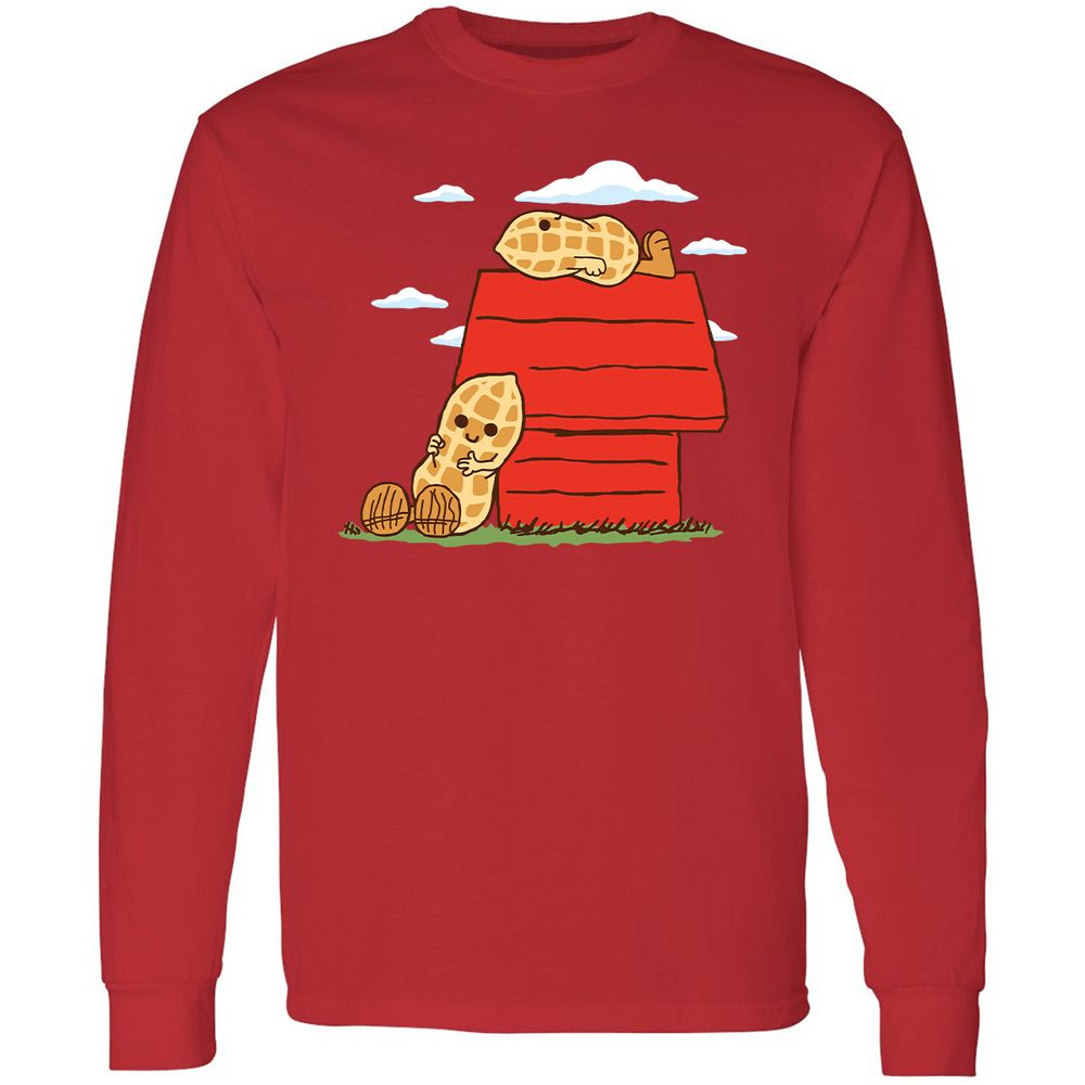 Long Sleeve T-Shirt - NQFU6GRX - Red - 14