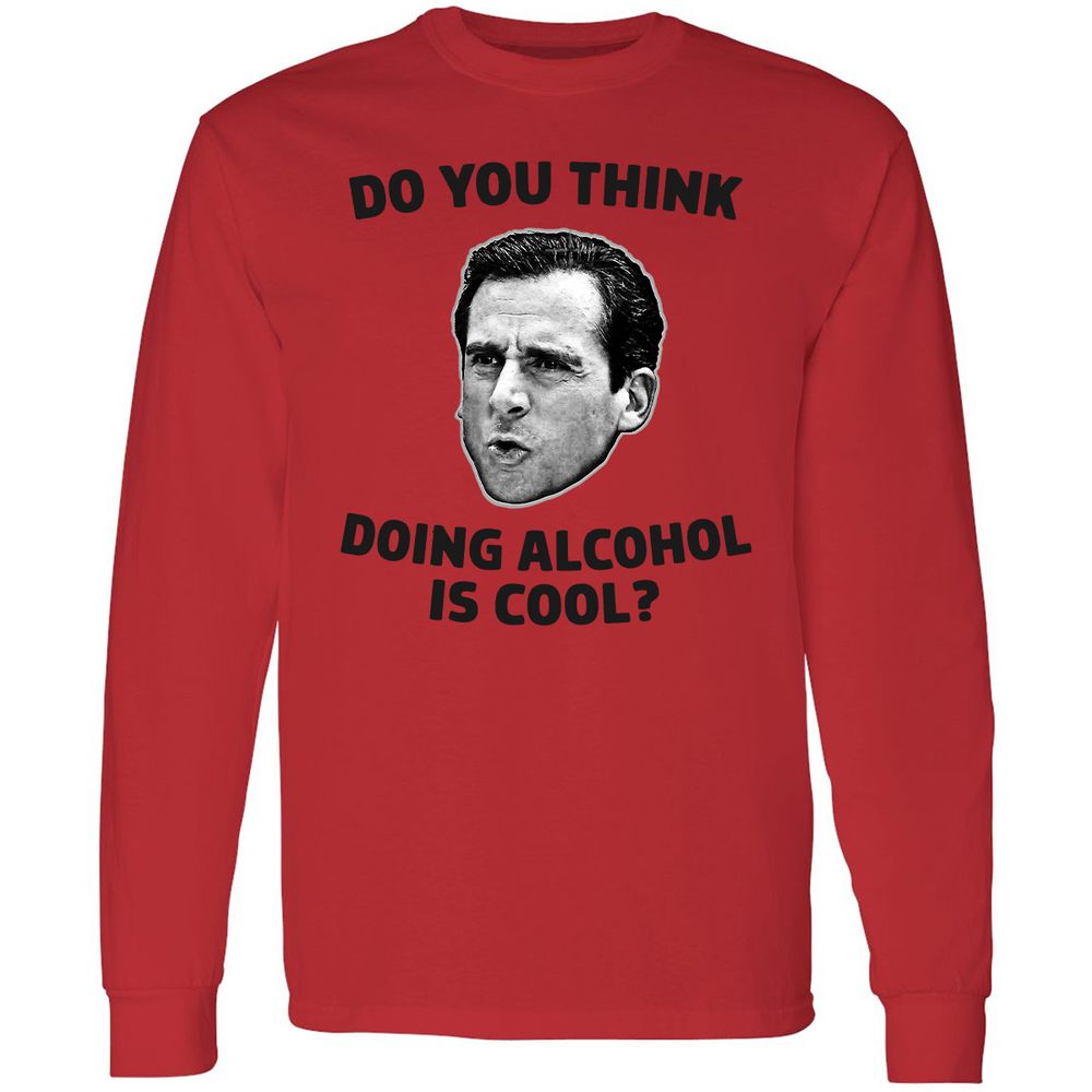 Long Sleeve T-Shirt - 4G69ZJWV - Red - 14