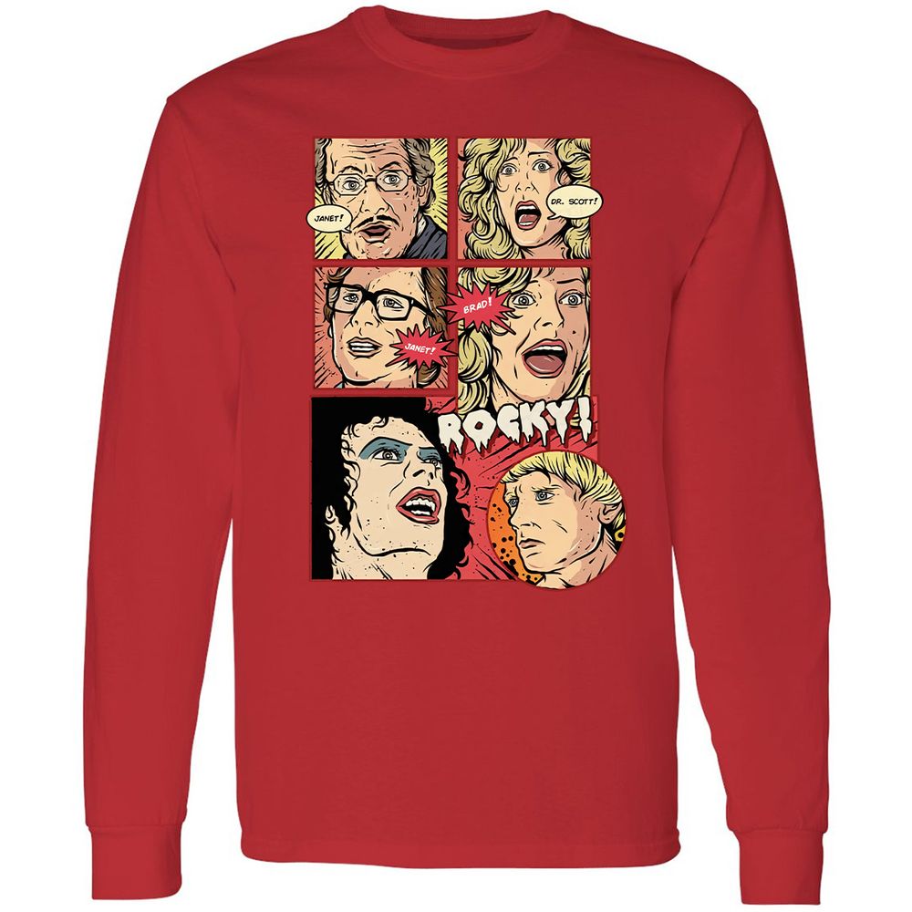 Long Sleeve T-Shirt - 3WSV7G8C - Red - 14
