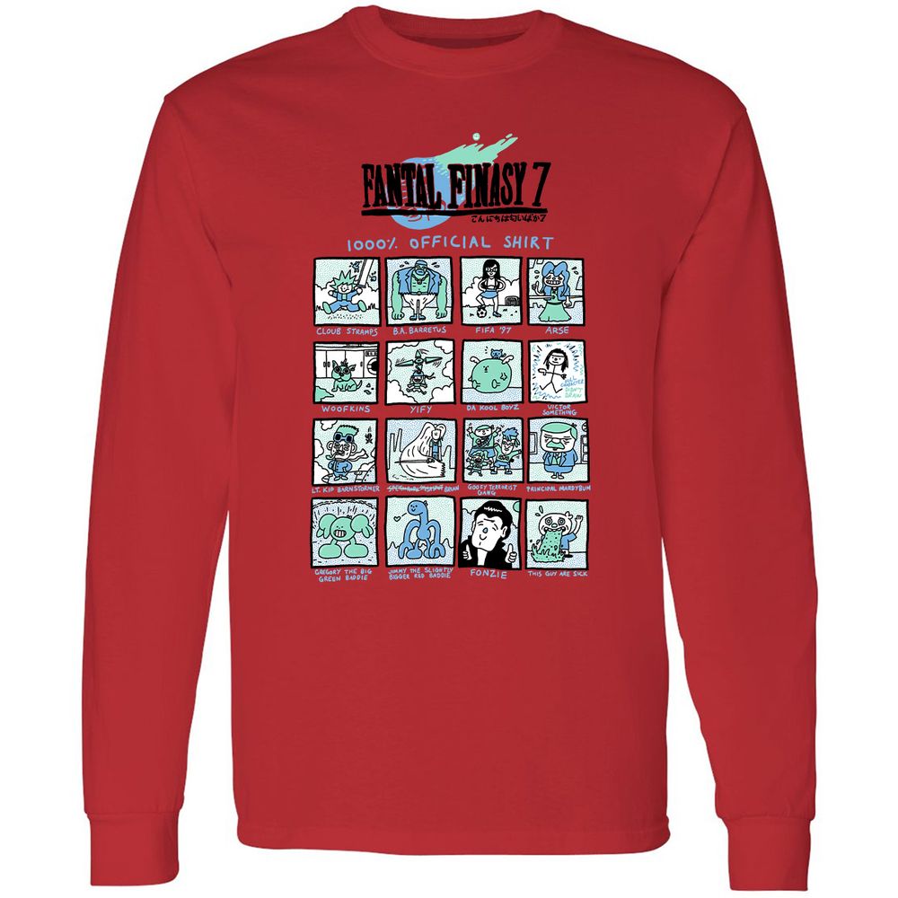 Long Sleeve T-Shirt - PEMHH2B4 - Red - 14