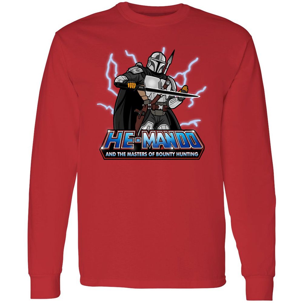 Long Sleeve T-Shirt - YFFERQR7 - Red - 14