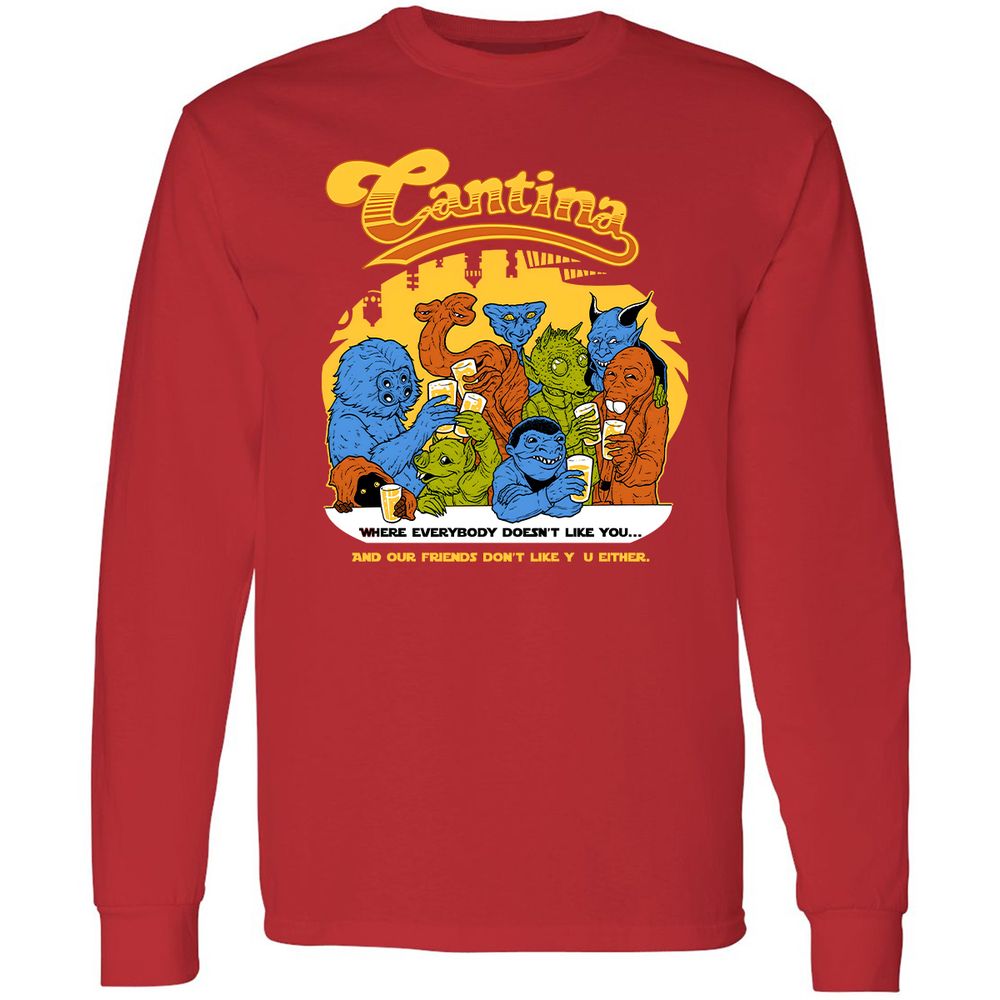 Long Sleeve T-Shirt - BWD7AEBQ - Red - 14