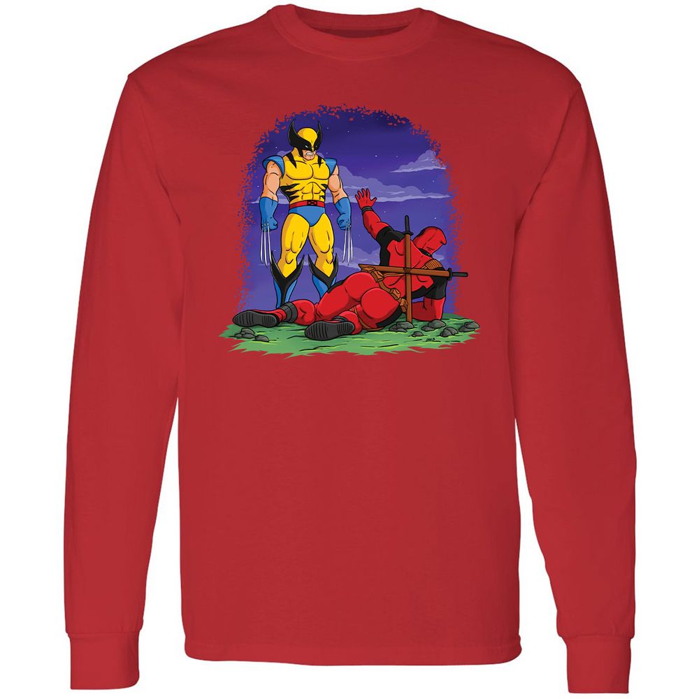 Long Sleeve T-Shirt - 7RQDDS41 - Red - 14