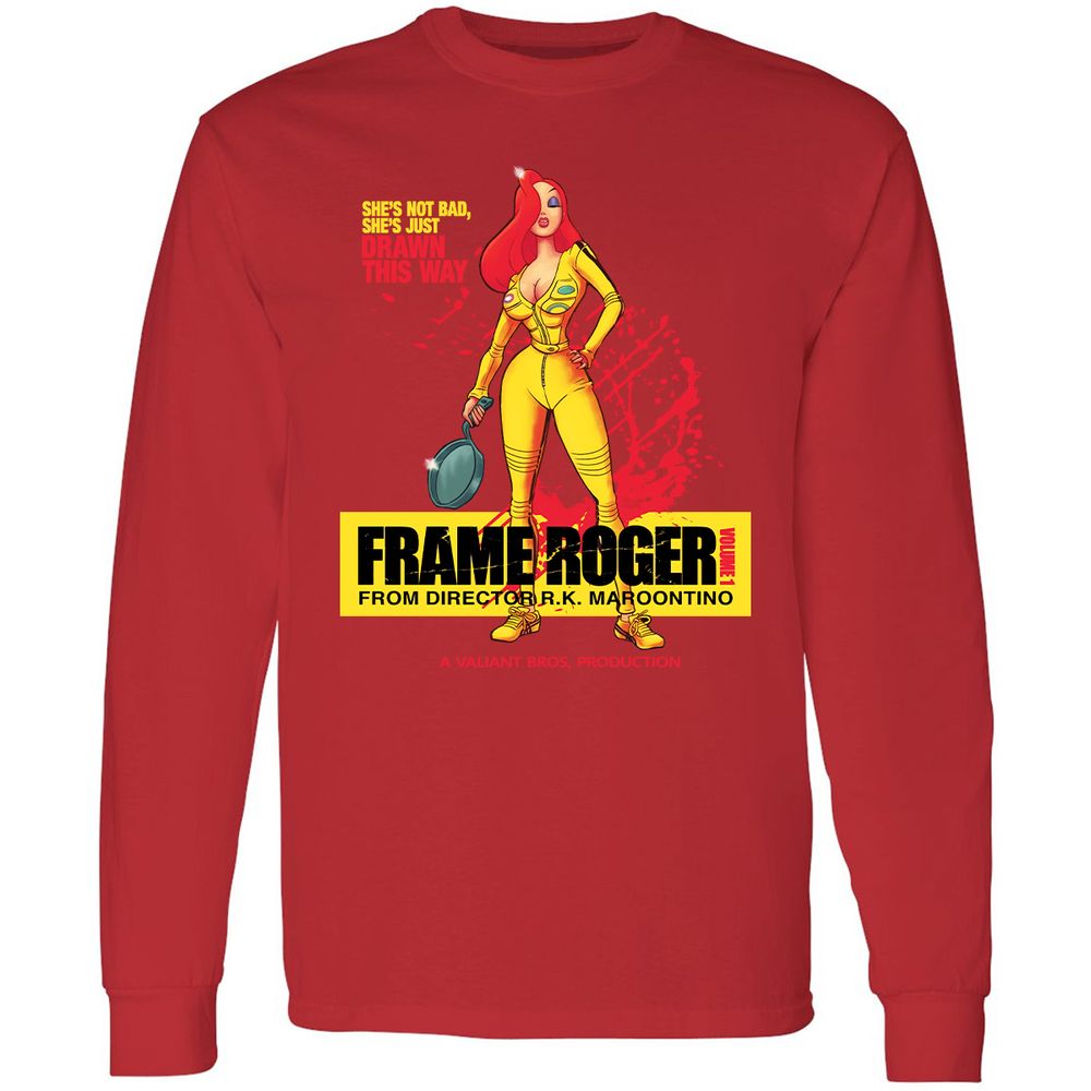Long Sleeve T-Shirt - FXN1GQXL - Red - 14