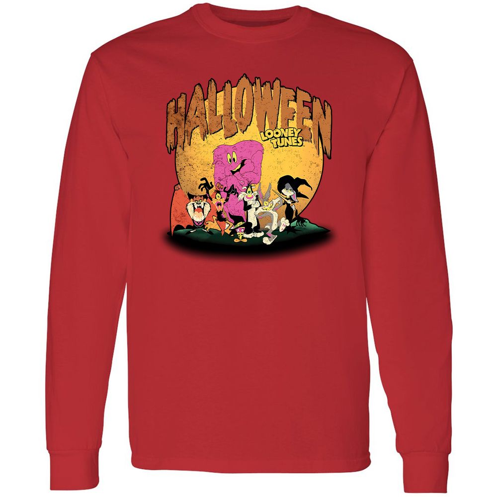 Long Sleeve T-Shirt - JB8MH66J - Red - 14