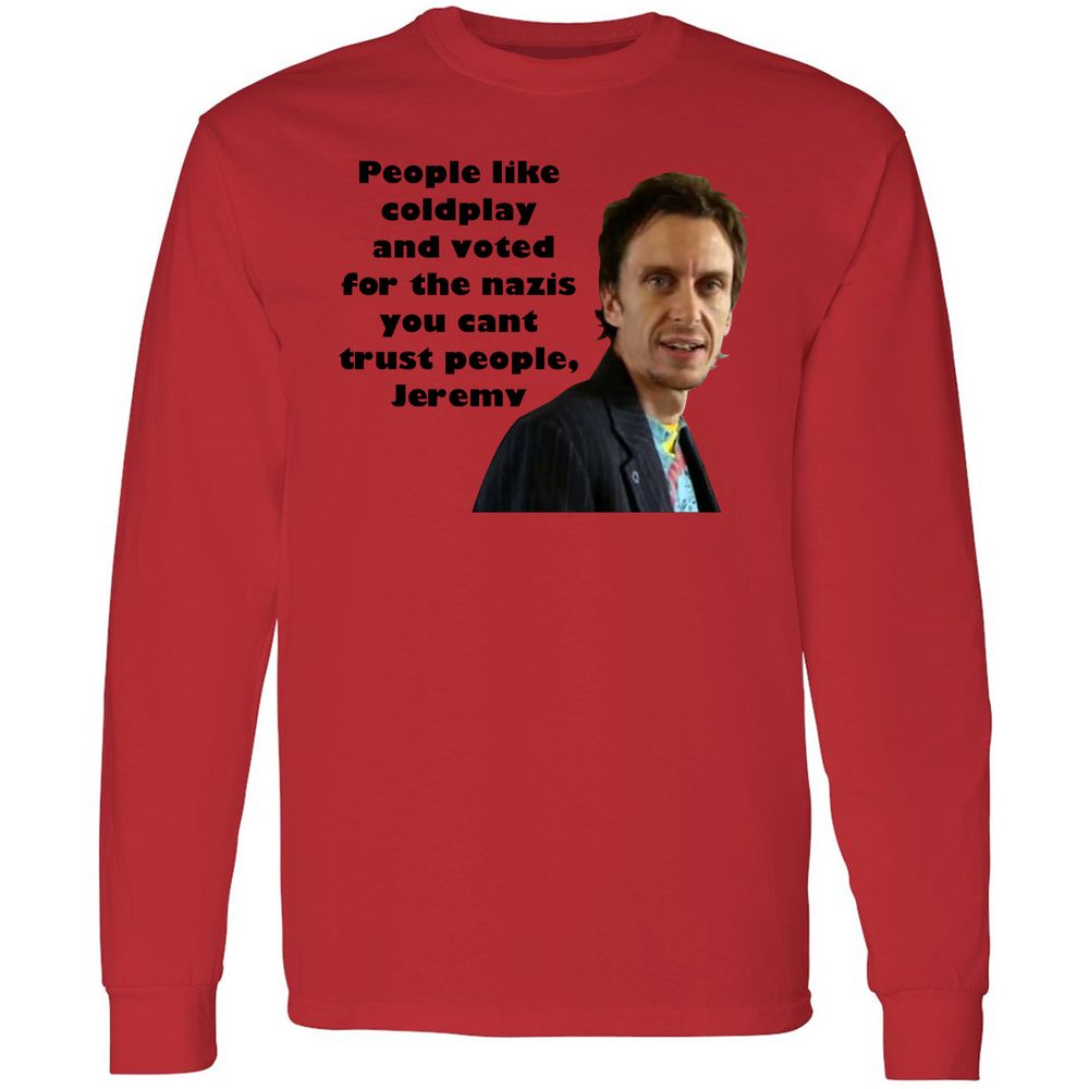 Long Sleeve T-Shirt - YFYB4DAB - Red - 14