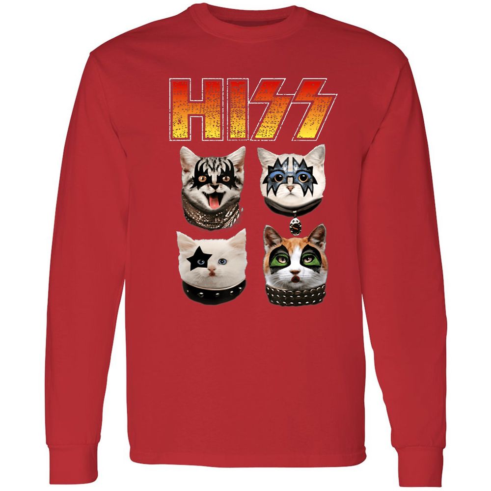 Long Sleeve T-Shirt - 3RE8LNRR - Red - 14