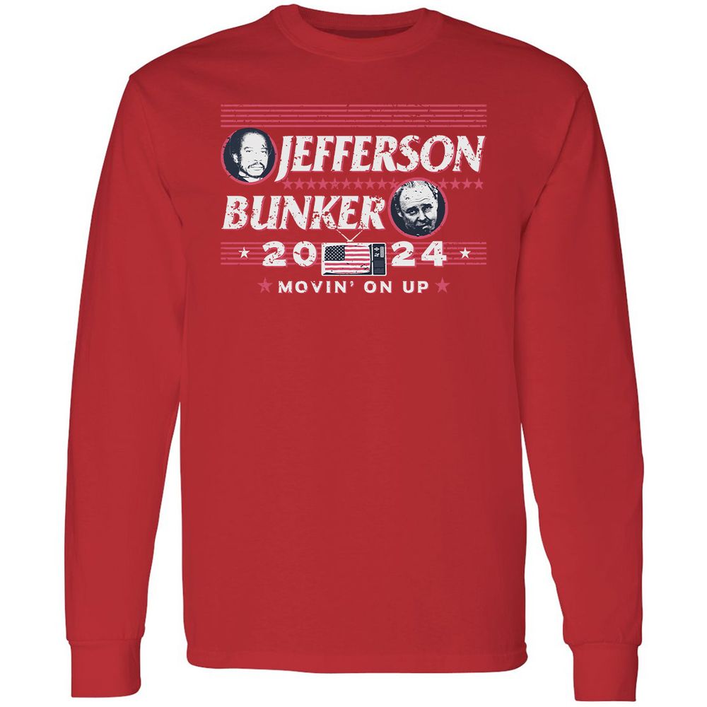 Long Sleeve T-Shirt - 2D88H6LE - Red - 14