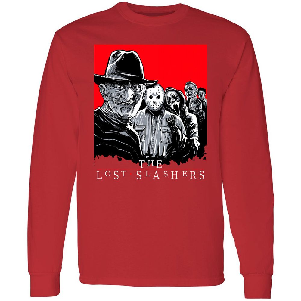 Long Sleeve T-Shirt - JGWVGPFE - Red - 14