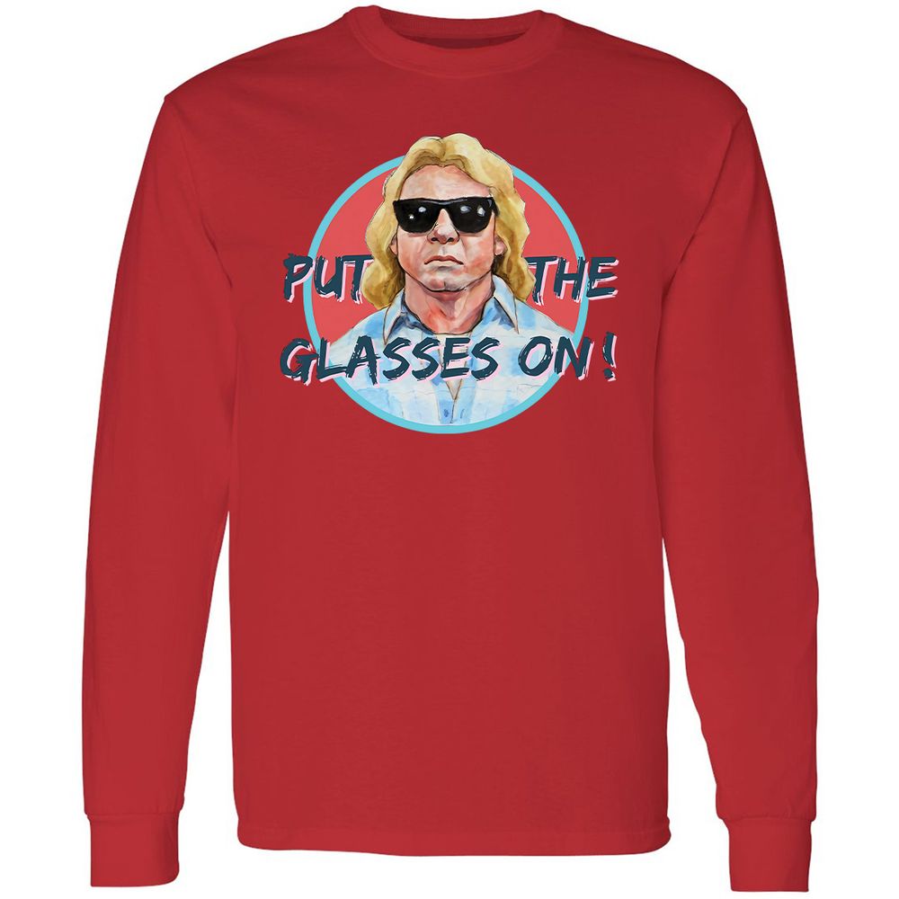 Long Sleeve T-Shirt - 8Q5HPNMN - Red - 14