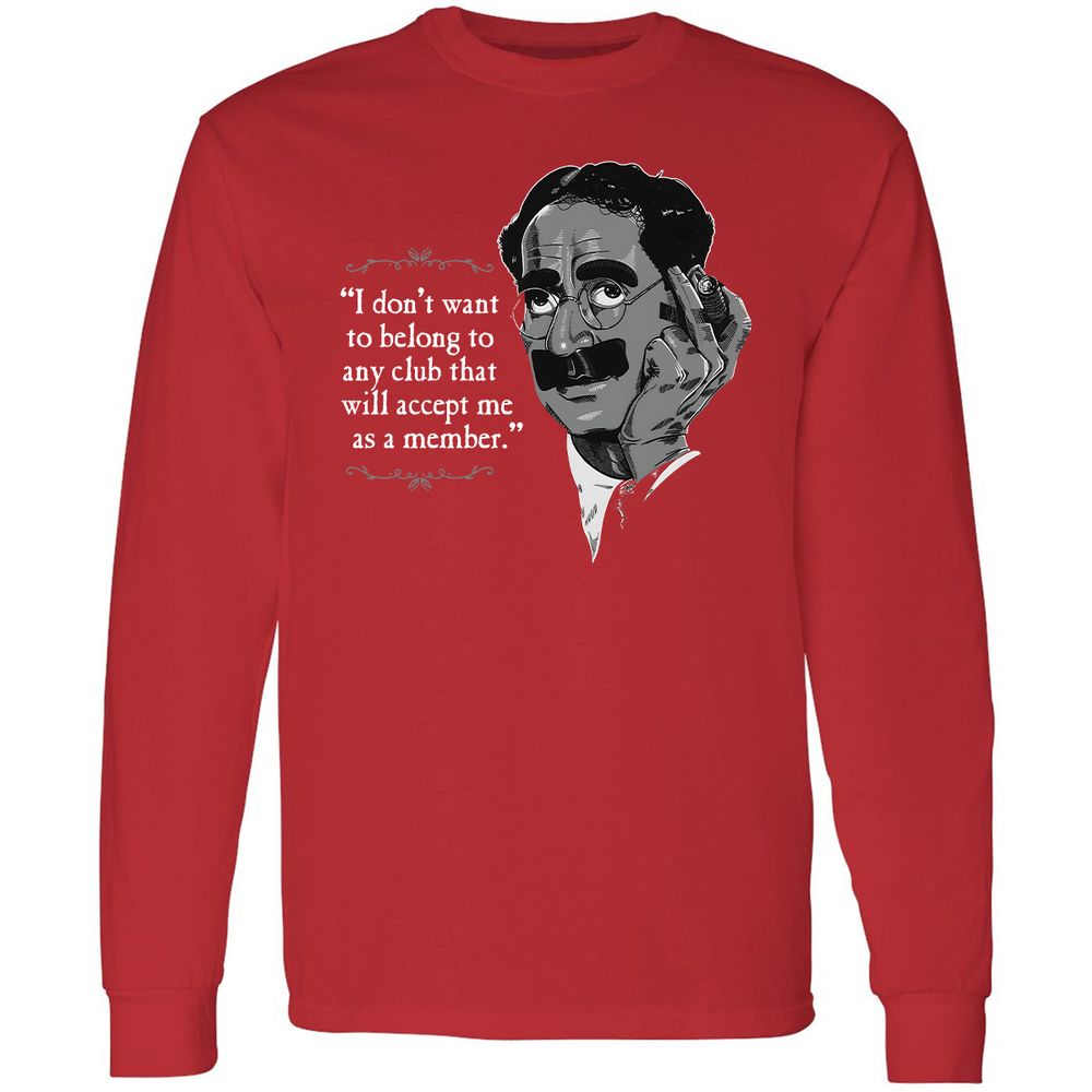 Long Sleeve T-Shirt - 4V7ZRPU1 - Red - 14