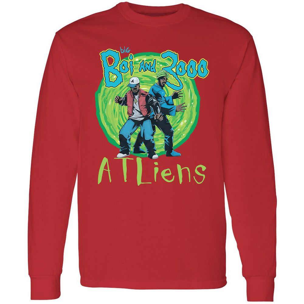 Long Sleeve T-Shirt - 7YUSP98T - Red - 14