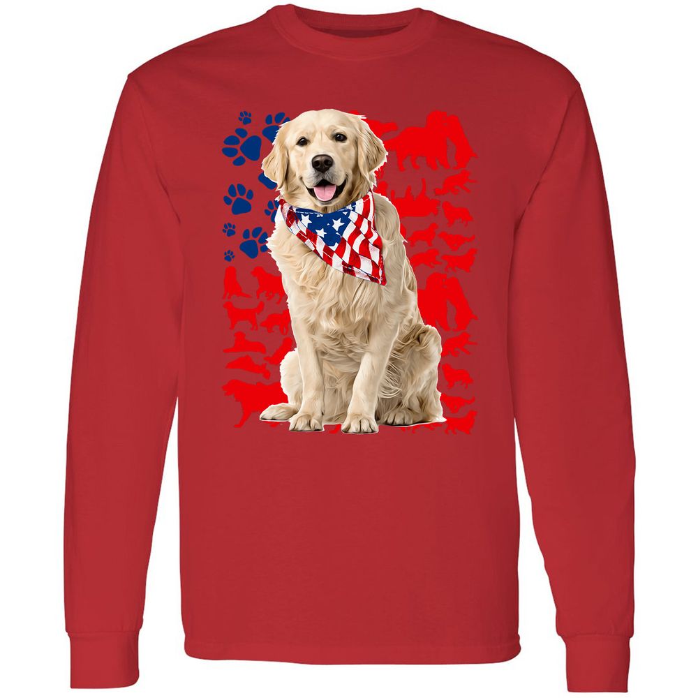 Long Sleeve T-Shirt - HTXGWX8B - Red - 14