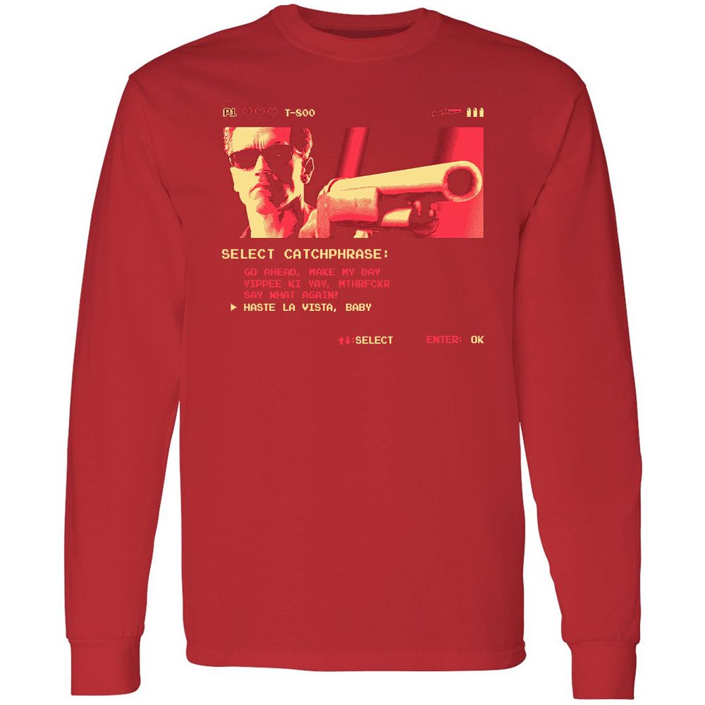 Long Sleeve T-Shirt - US1QCHNA - Red - 14