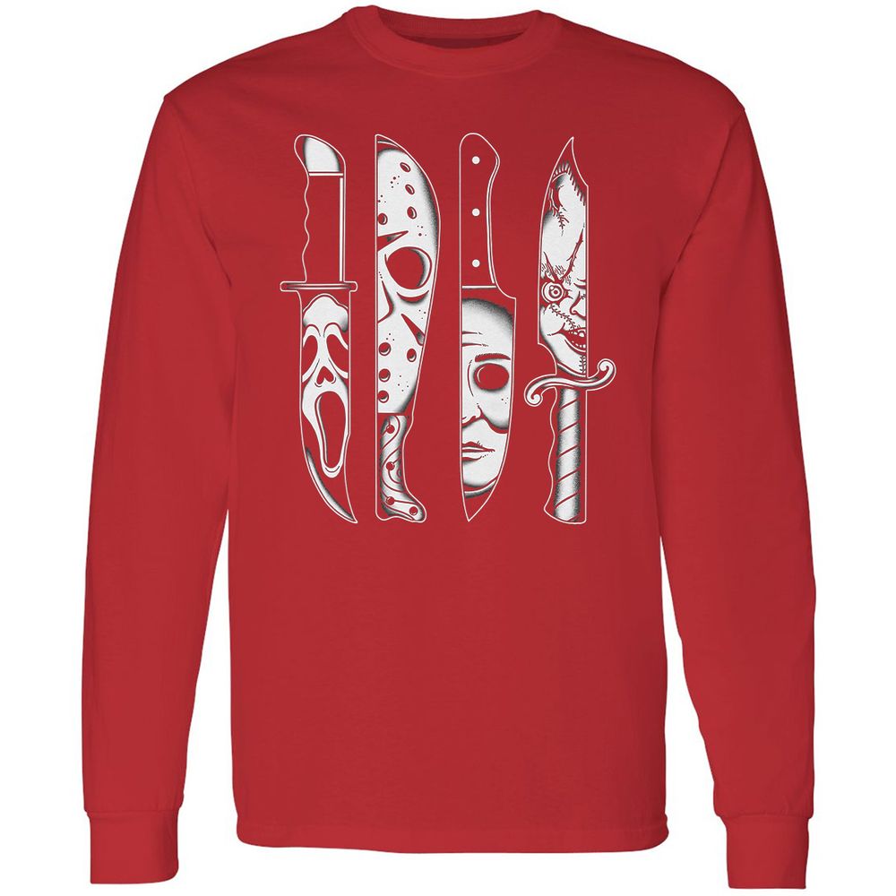 Long Sleeve T-Shirt - S5R58QCS - Red - 14