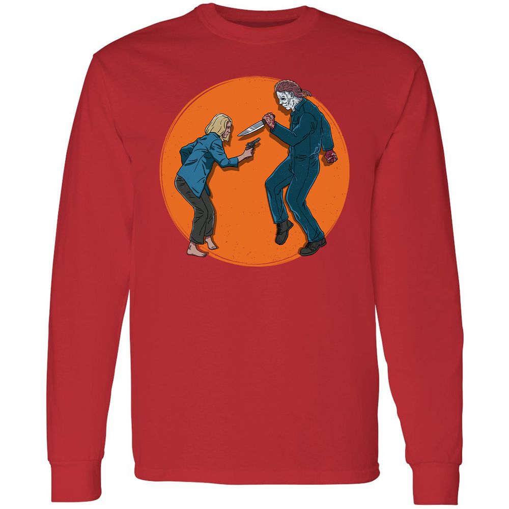 Long Sleeve T-Shirt - EHH8PYJQ - Red - 14