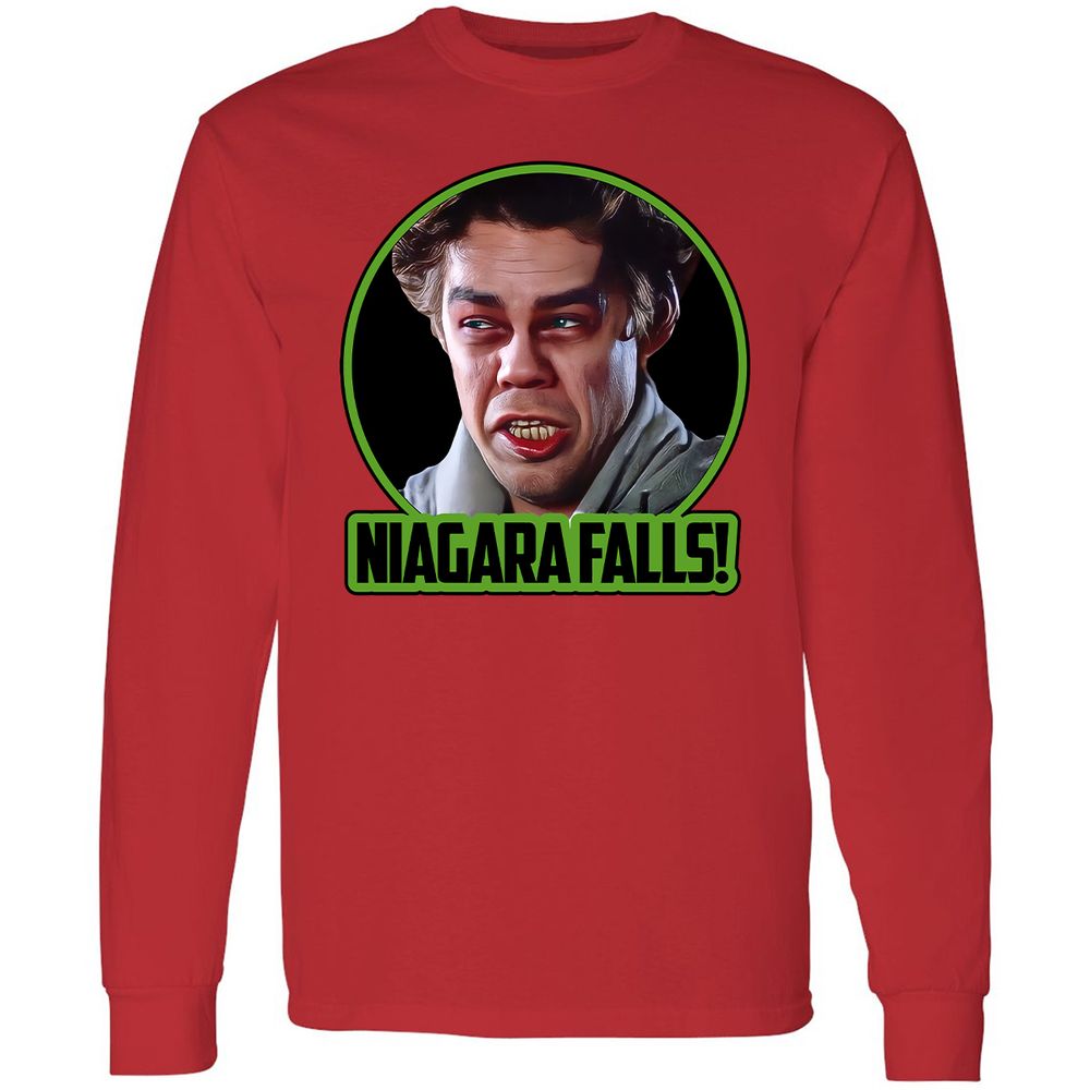 Long Sleeve T-Shirt - HWB9YQ27 - Red - 14