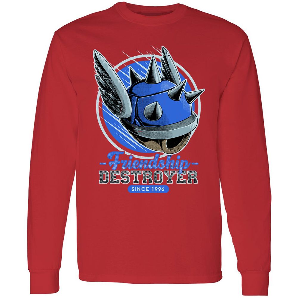 Long Sleeve T-Shirt - BR2CDMQZ - Red - 14