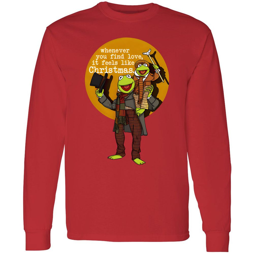 Long Sleeve T-Shirt - LUWLR5JH - Red - 14