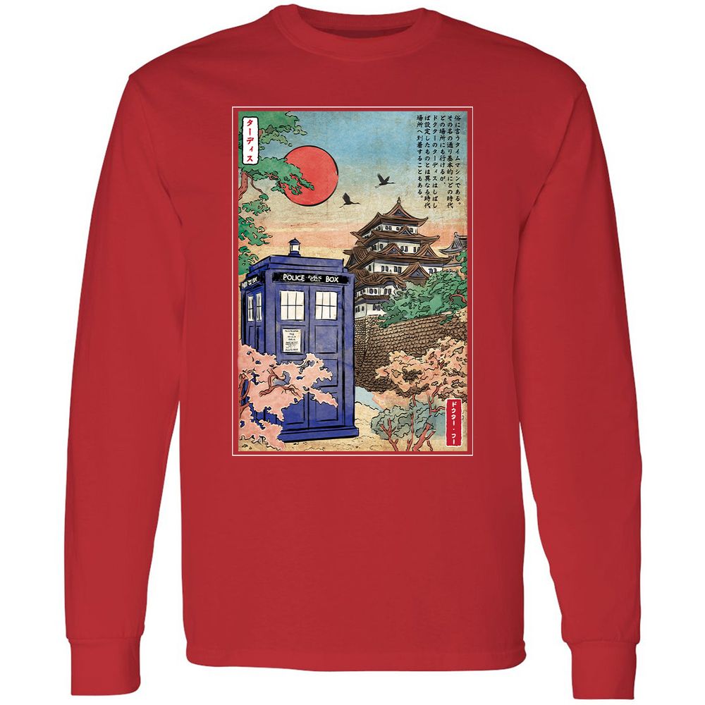 Long Sleeve T-Shirt - WYJRYSGH - Red - 14