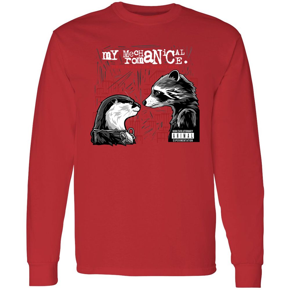 Long Sleeve T-Shirt - 5VX2FQ2U - Red - 14