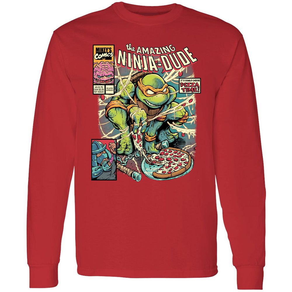 Long Sleeve T-Shirt - RGTUNK8G - Red - 14