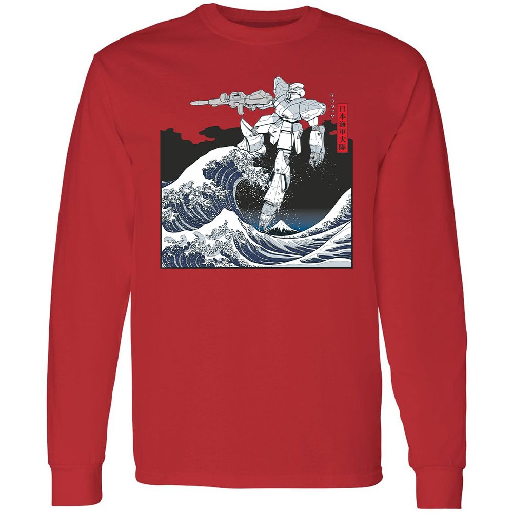 Long Sleeve T-Shirt - RDDH217Q - Red - 14