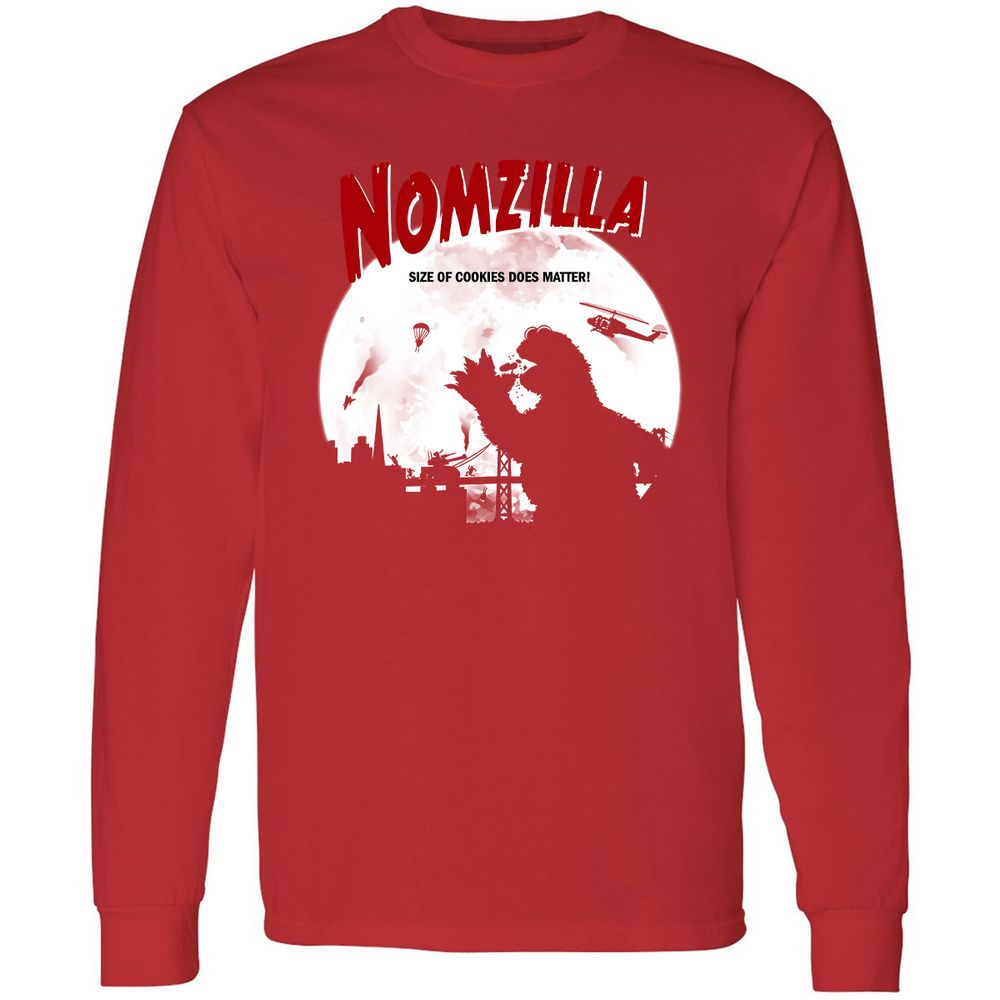 Long Sleeve T-Shirt - YX34RKHQ - Red - 14