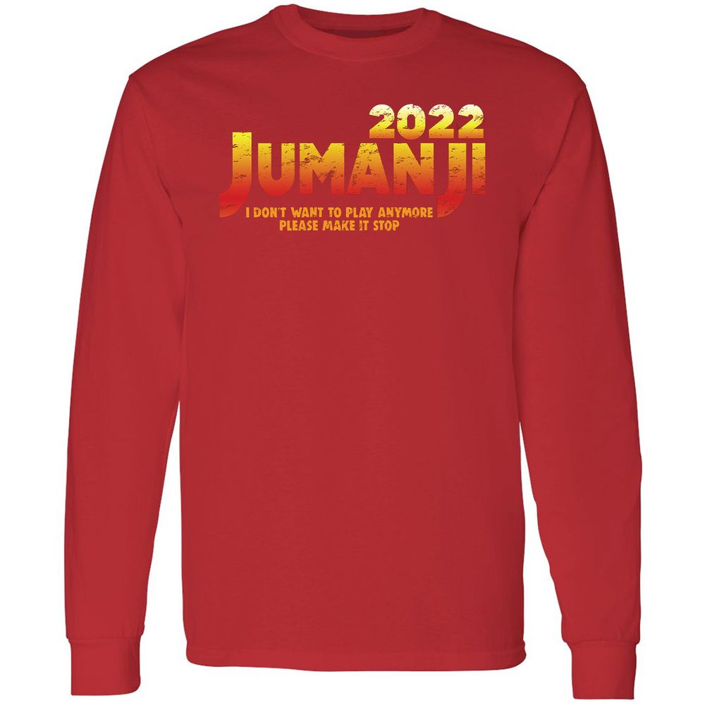 Long Sleeve T-Shirt - WD7WBZV5 - Red - 14