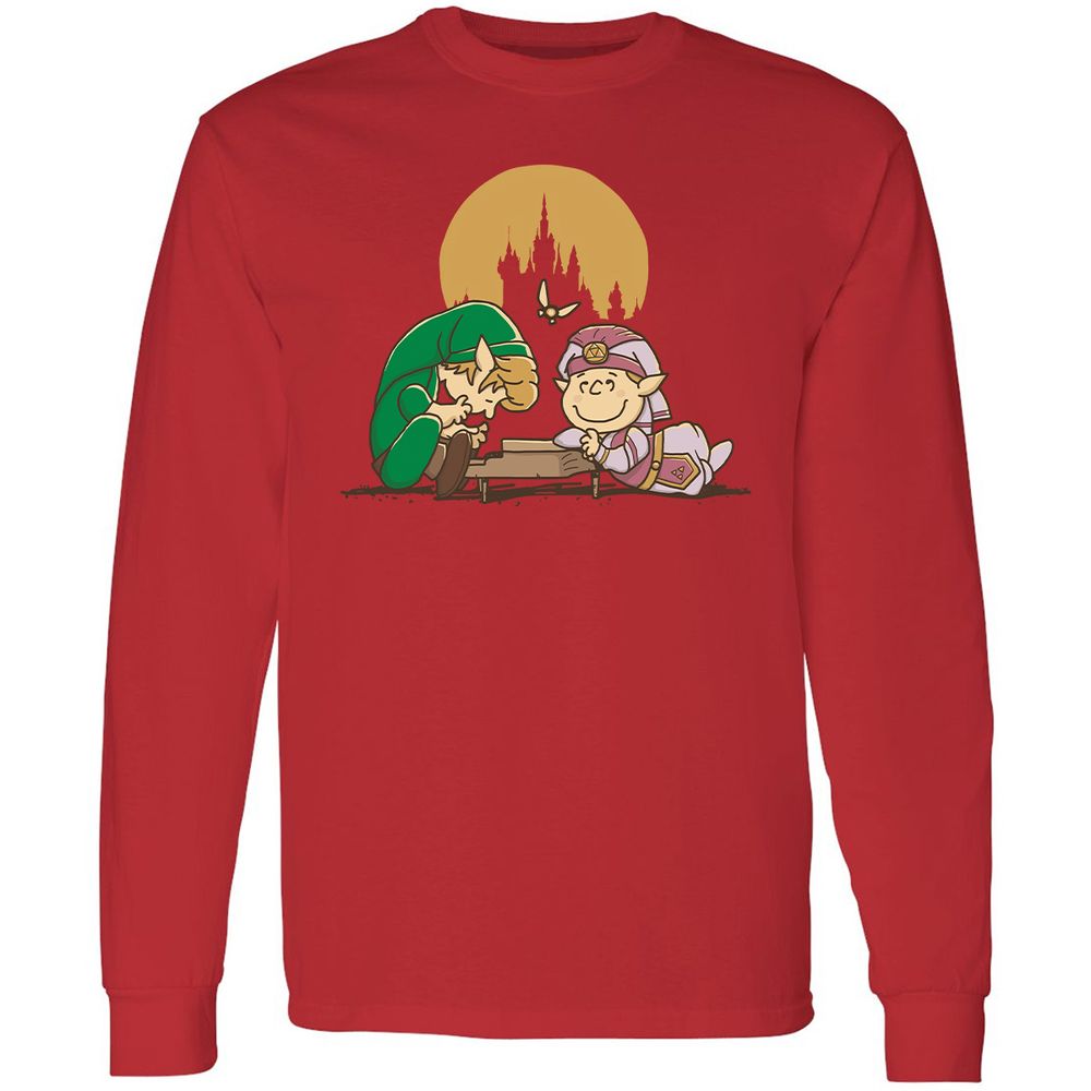 Long Sleeve T-Shirt - F5MEP7NY - Red - 14