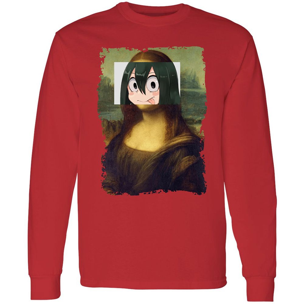 Long Sleeve T-Shirt - KPKY7J2X - Red - 14