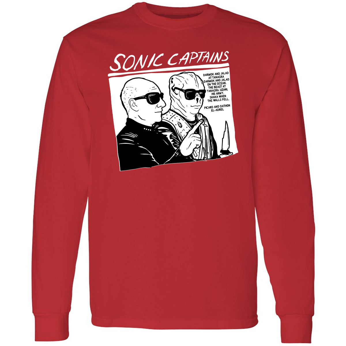 Long Sleeve T-Shirt - W8GXFZ64 - Red - 14