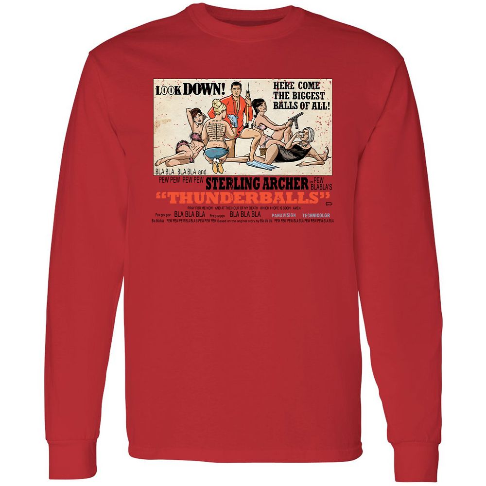 Long Sleeve T-Shirt - MT4PMULU - Red - 14