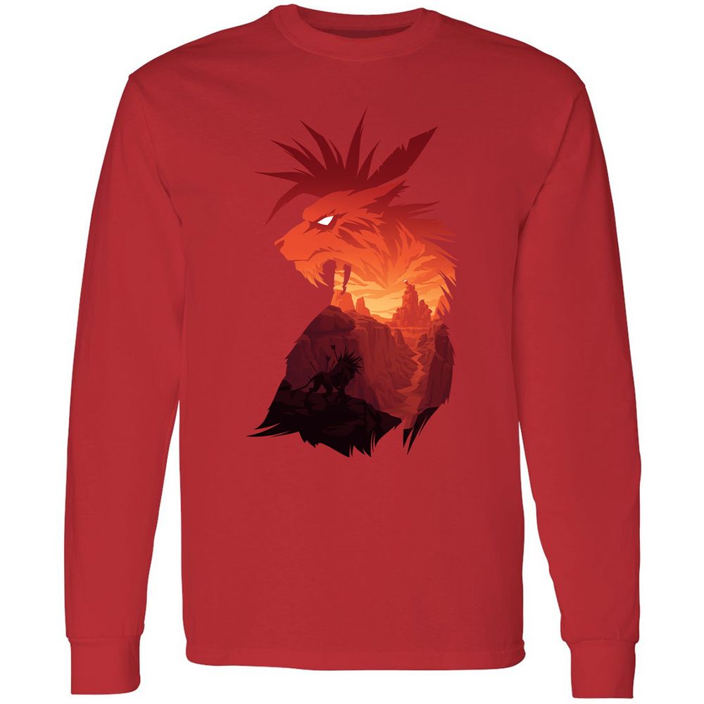 Long Sleeve T-Shirt - 8BLT1LVK - Red - 14