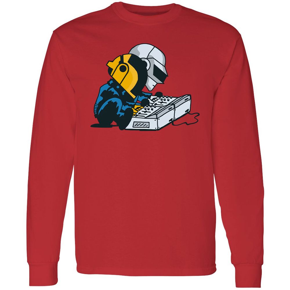 Long Sleeve T-Shirt - 5B8F2DTS - Red - 14