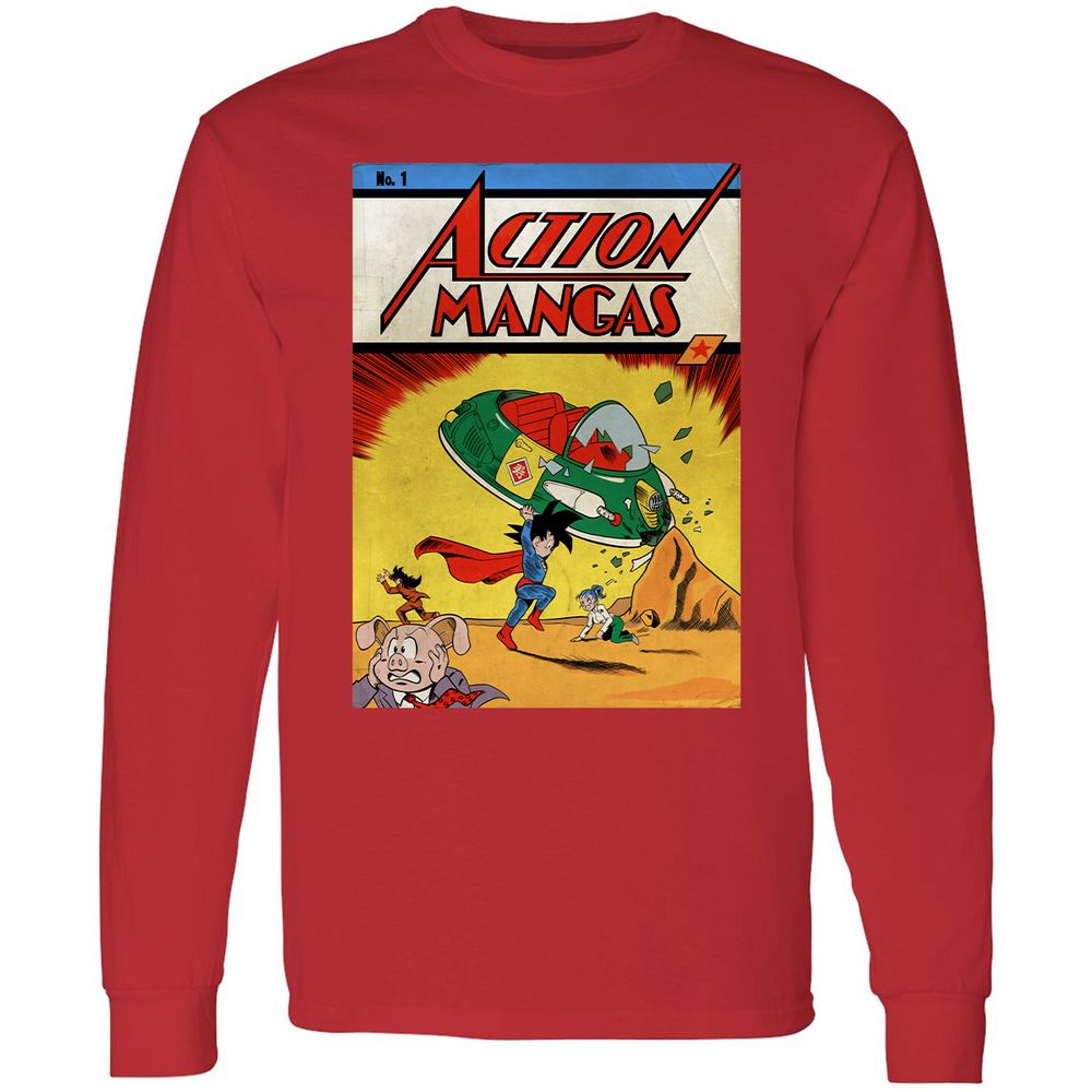 Long Sleeve T-Shirt - 6WM9RLBL - Red - 14