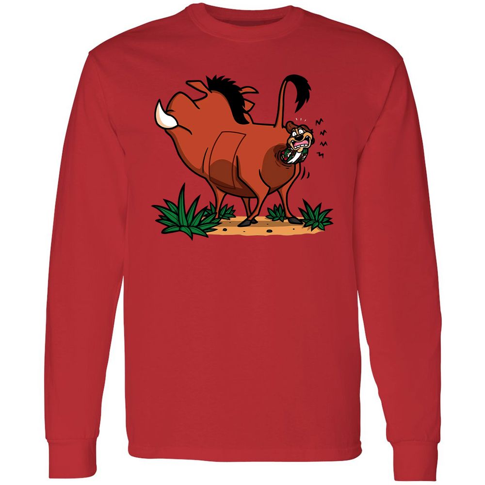 Long Sleeve T-Shirt - 9EVE3PF1 - Red - 14