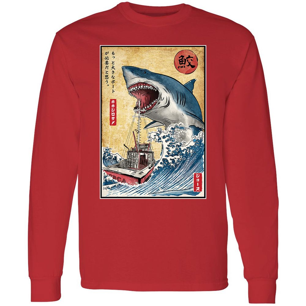 Long Sleeve T-Shirt - 1WSCMDT2 - Red - 14