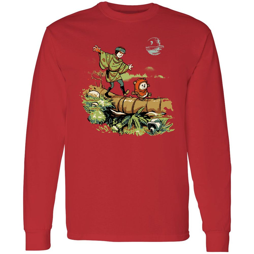 Long Sleeve T-Shirt - P4KFTRH5 - Red - 14