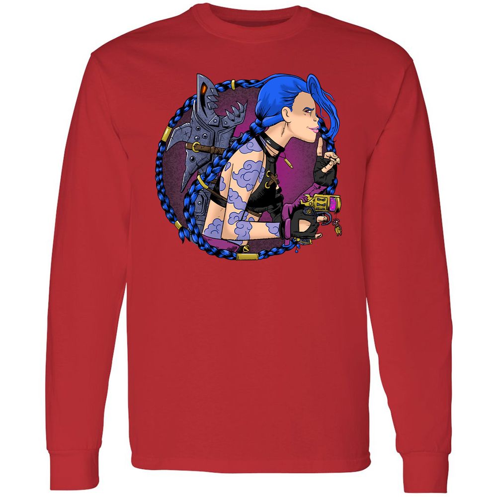Long Sleeve T-Shirt - G7D679T3 - Red - 14