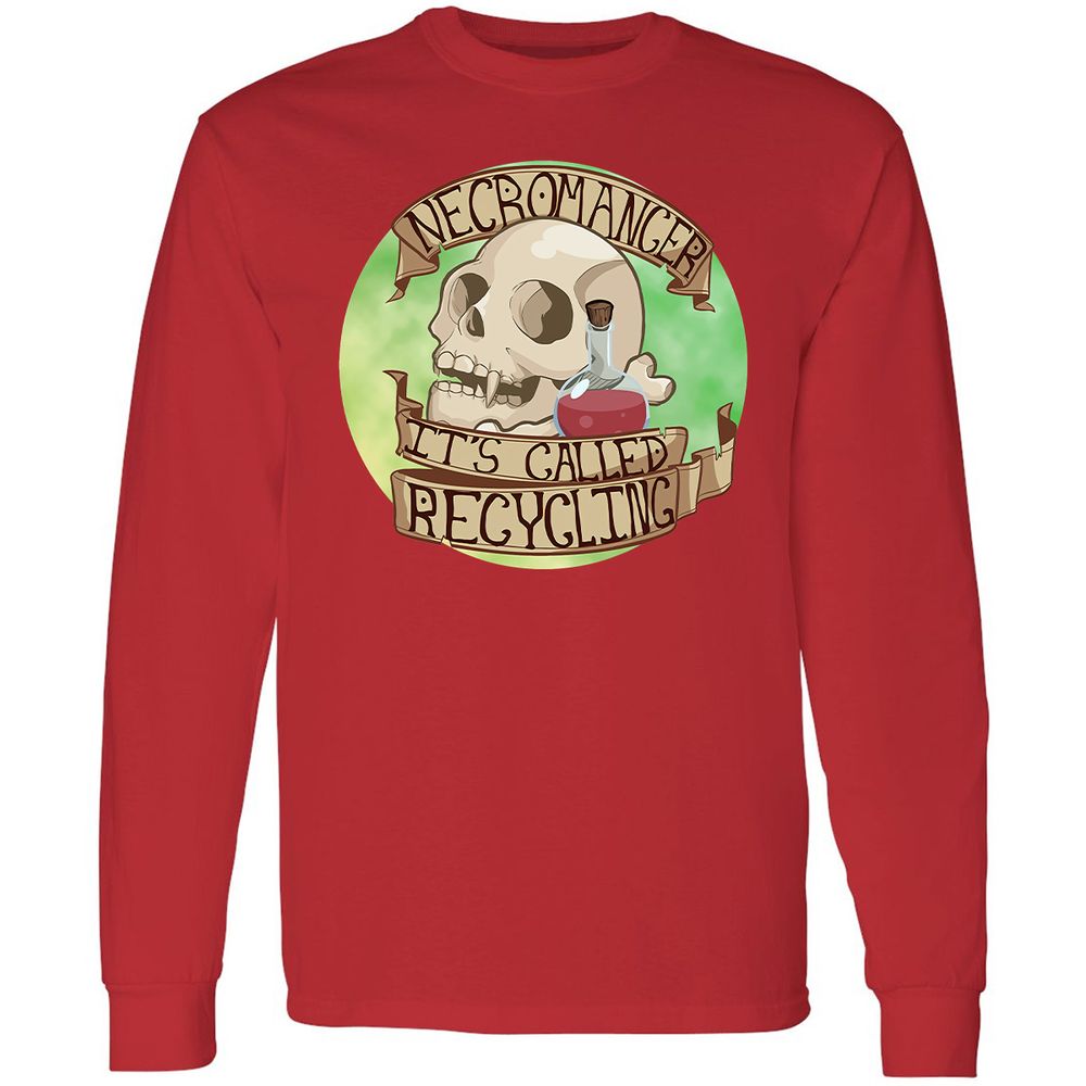 Long Sleeve T-Shirt - 8ZQGLXN7 - Red - 14