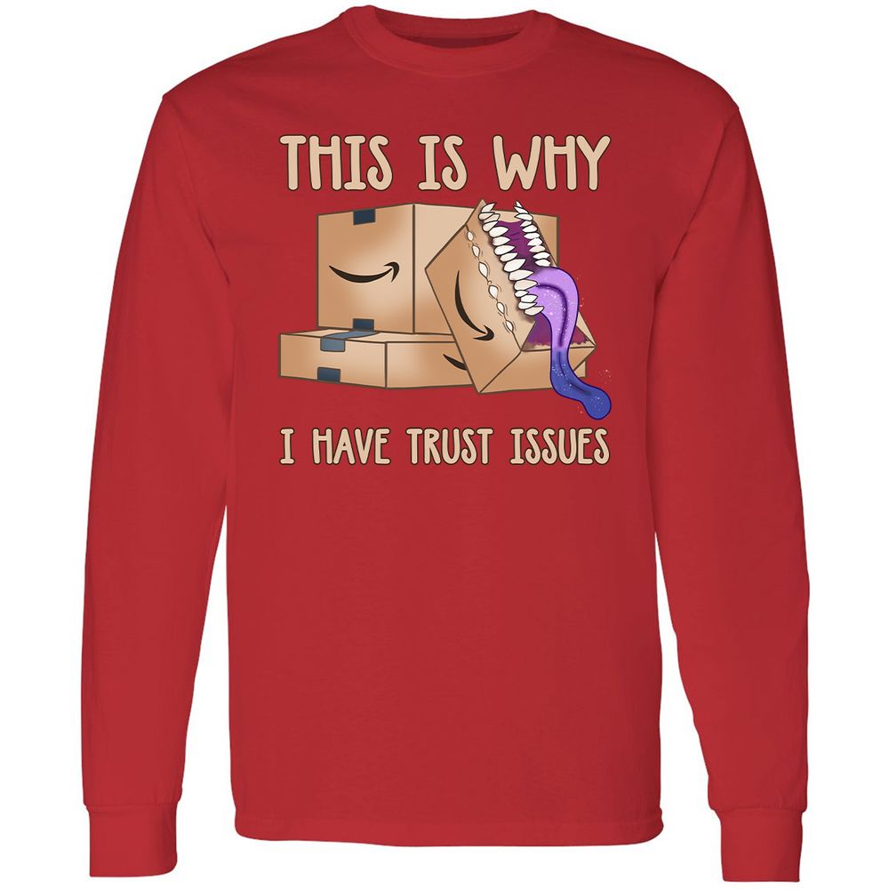 Long Sleeve T-Shirt - FSU4BN58 - Red - 14