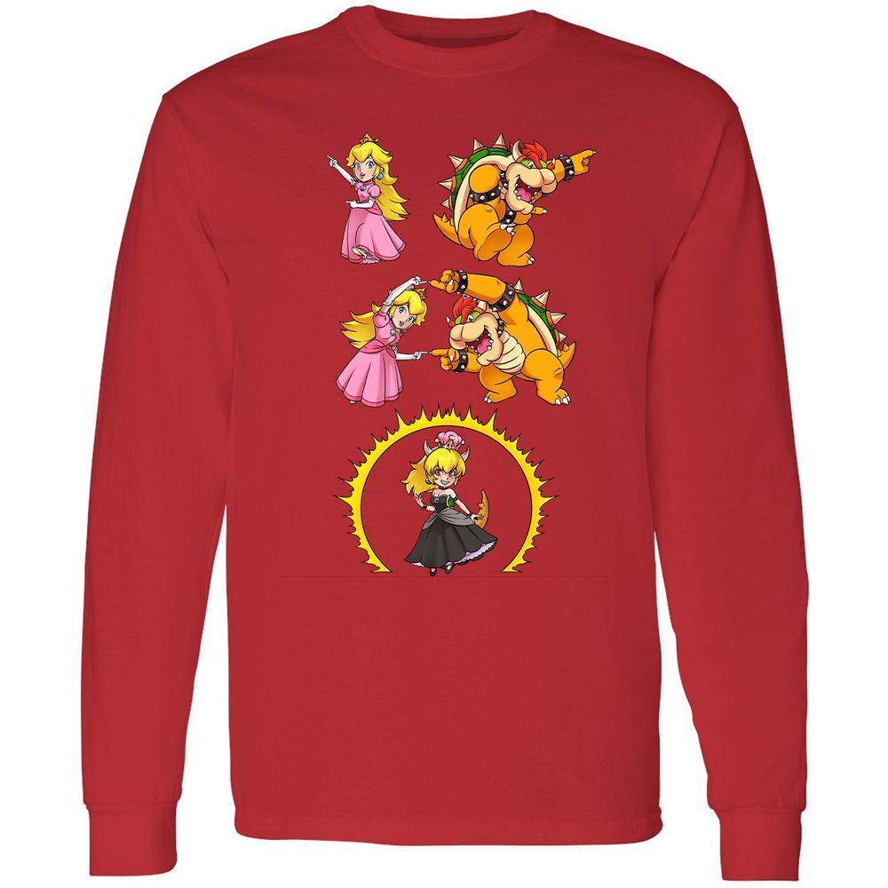 Long Sleeve T-Shirt - 5ZA6W2UZ - Red - 14