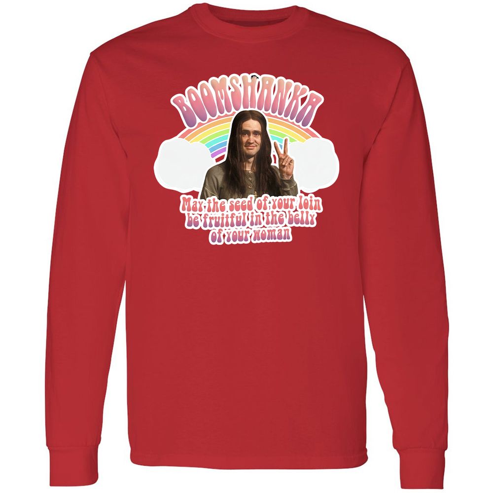 Long Sleeve T-Shirt - 9PWLVS4X - Red - 14