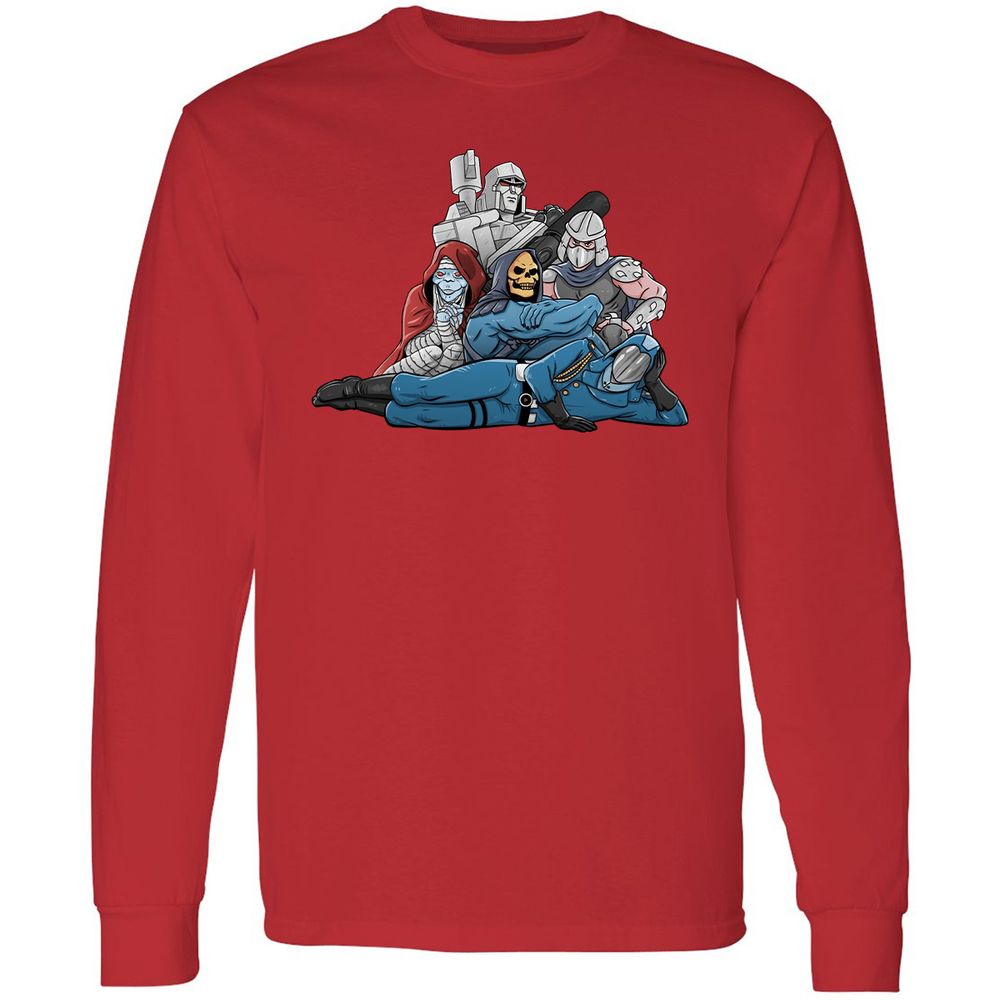 Long Sleeve T-Shirt - 5HT2BVS8 - Red - 14